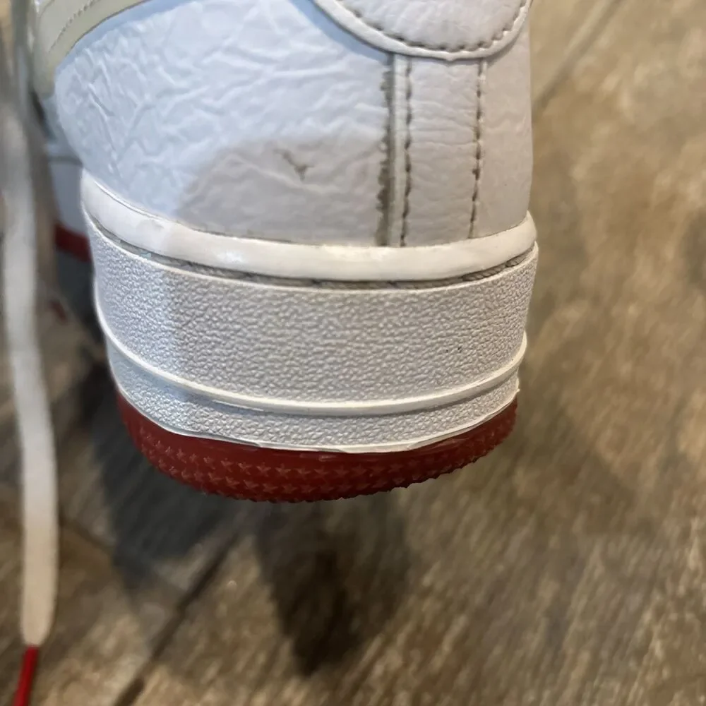Nike Air Force 1 Thank You Plastic Bag White/Red Youth Size 6